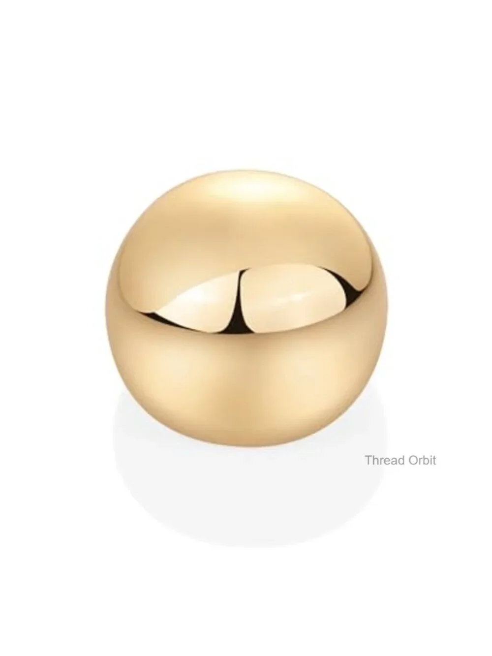 14K Gold Plated Chunky Dome Statement Ring for Women